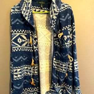 NWOT Women’s RALPH LAUREN boho themed cardigan size 1X
